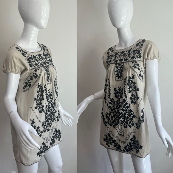 Lerario Beatriz Embroidered Mini Dress Tunic - Picture 5 of 13